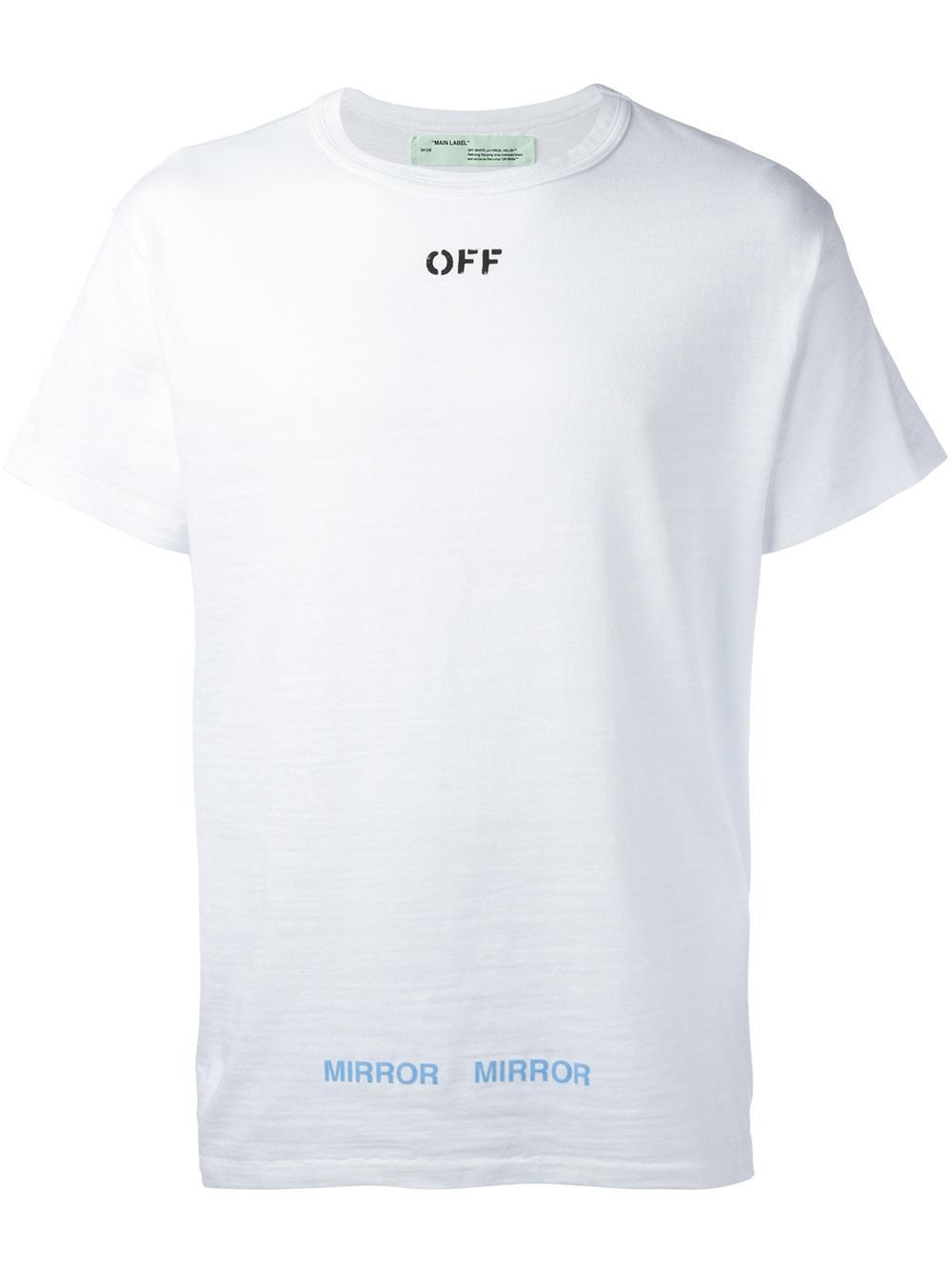 Off-white c/o virgil abloh Logo Print T-shirt in White for Men | Lyst