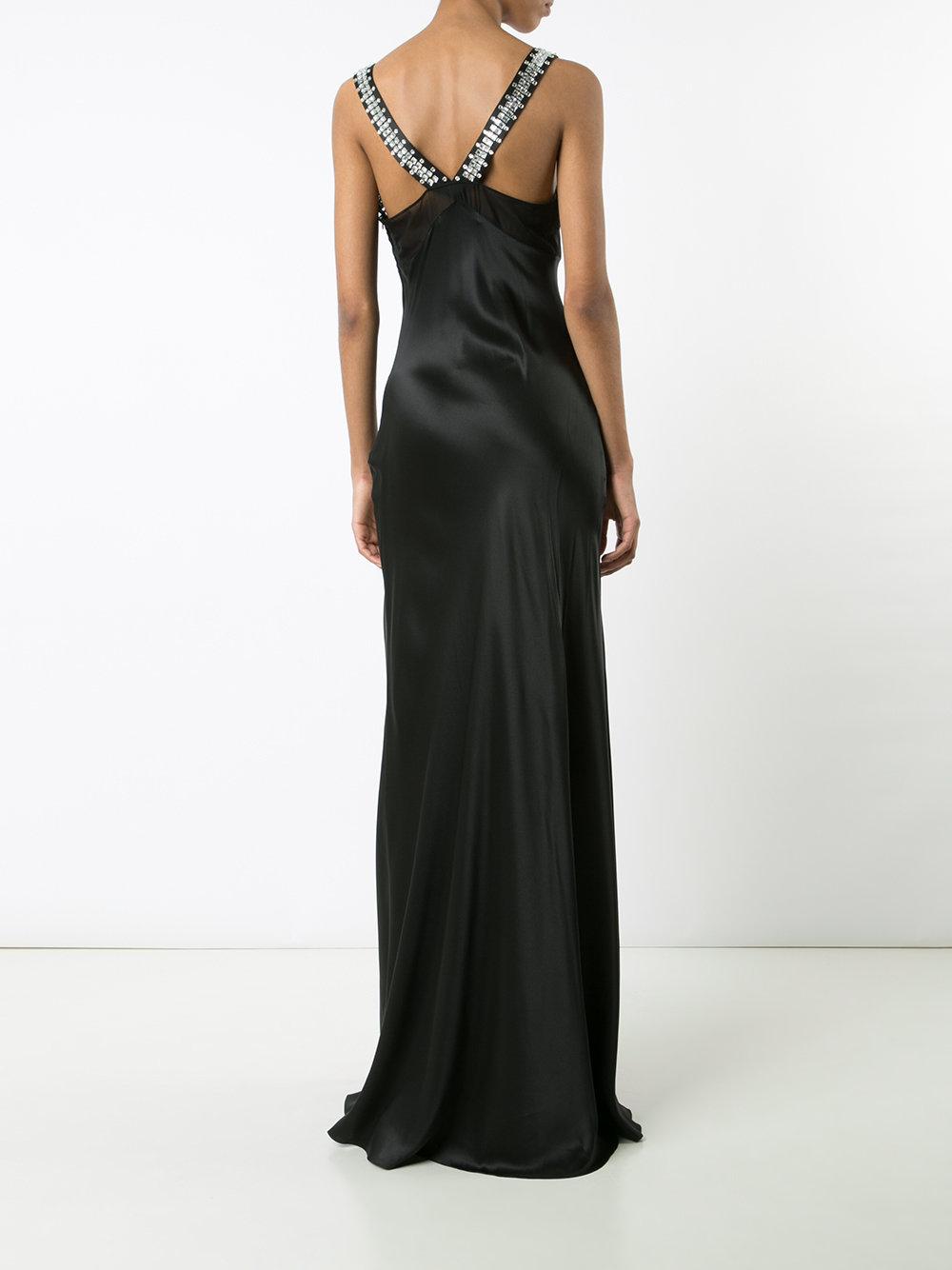 Givenchy Black Zipper Dress : Lyst - Givenchy Studded Lace-inset Mini ...