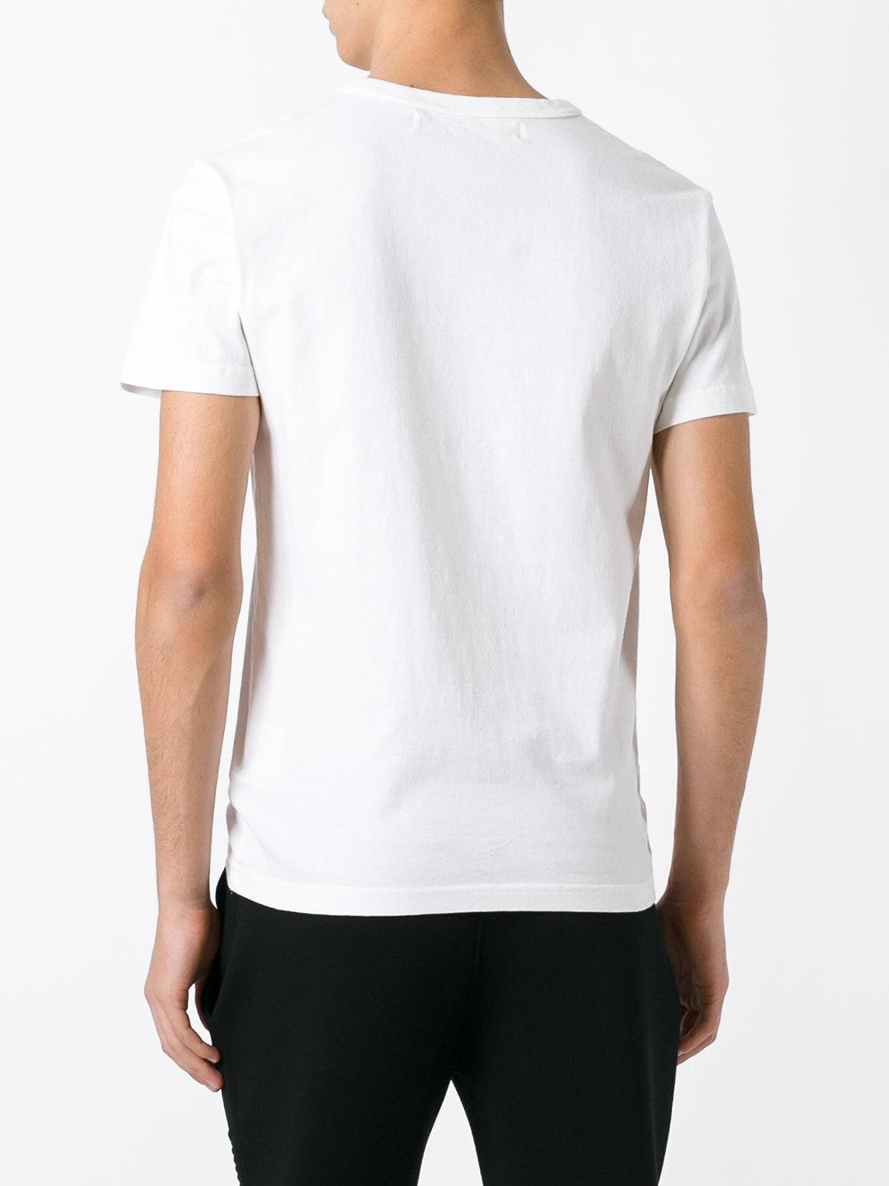 Lyst - Off-White C/O Virgil Abloh Embroidered Text T-shirt in White for Men