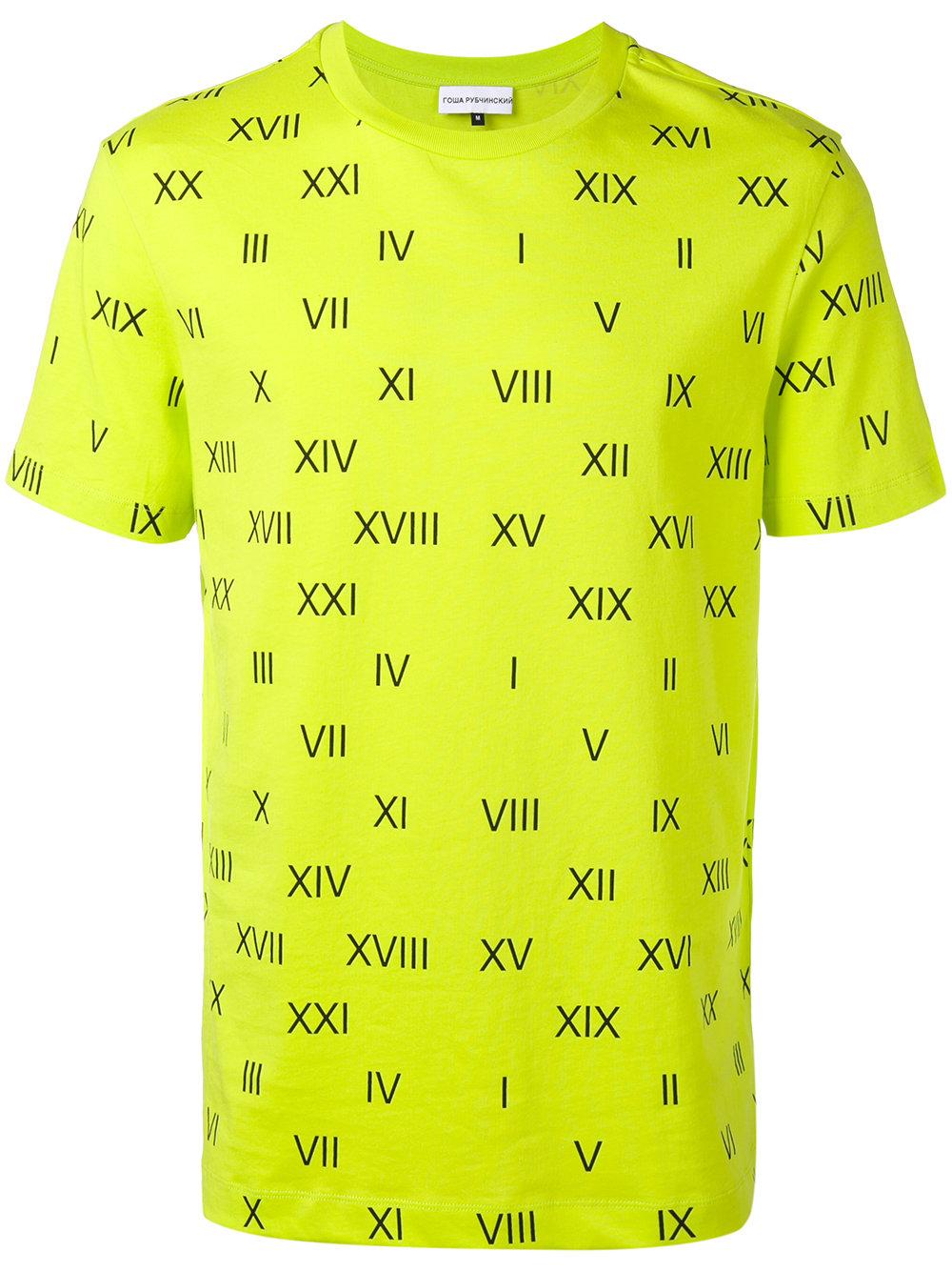 roman numerals t shirt