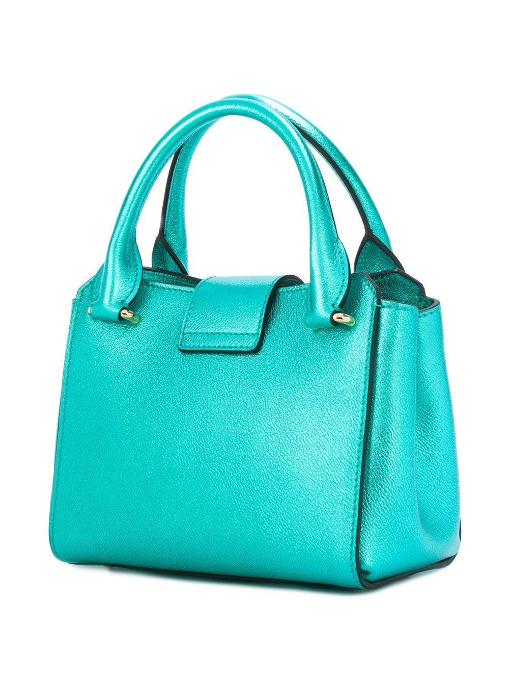 Lyst - Burberry Big Buckle Tote Bag in Green