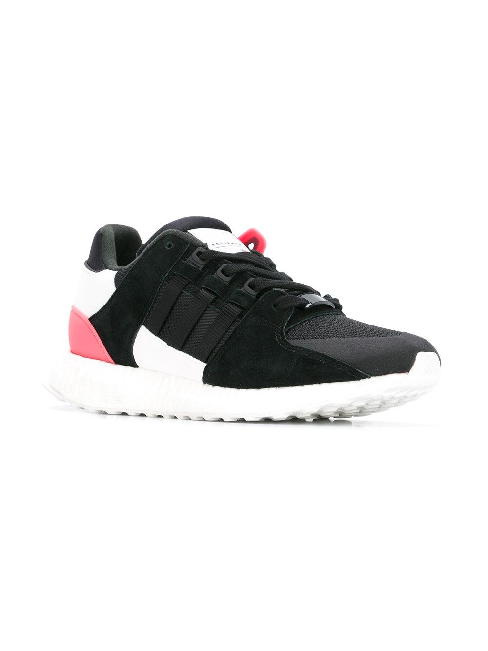 adidas black lace up trainers