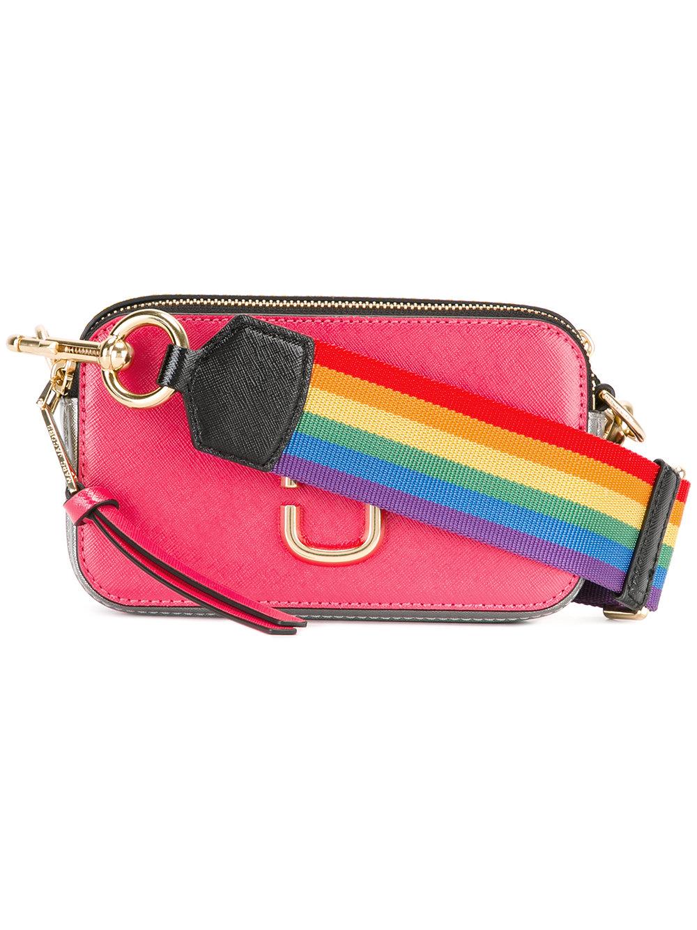 Lyst - Marc jacobs Rainbow Strap Shoulder Bag in Pink
