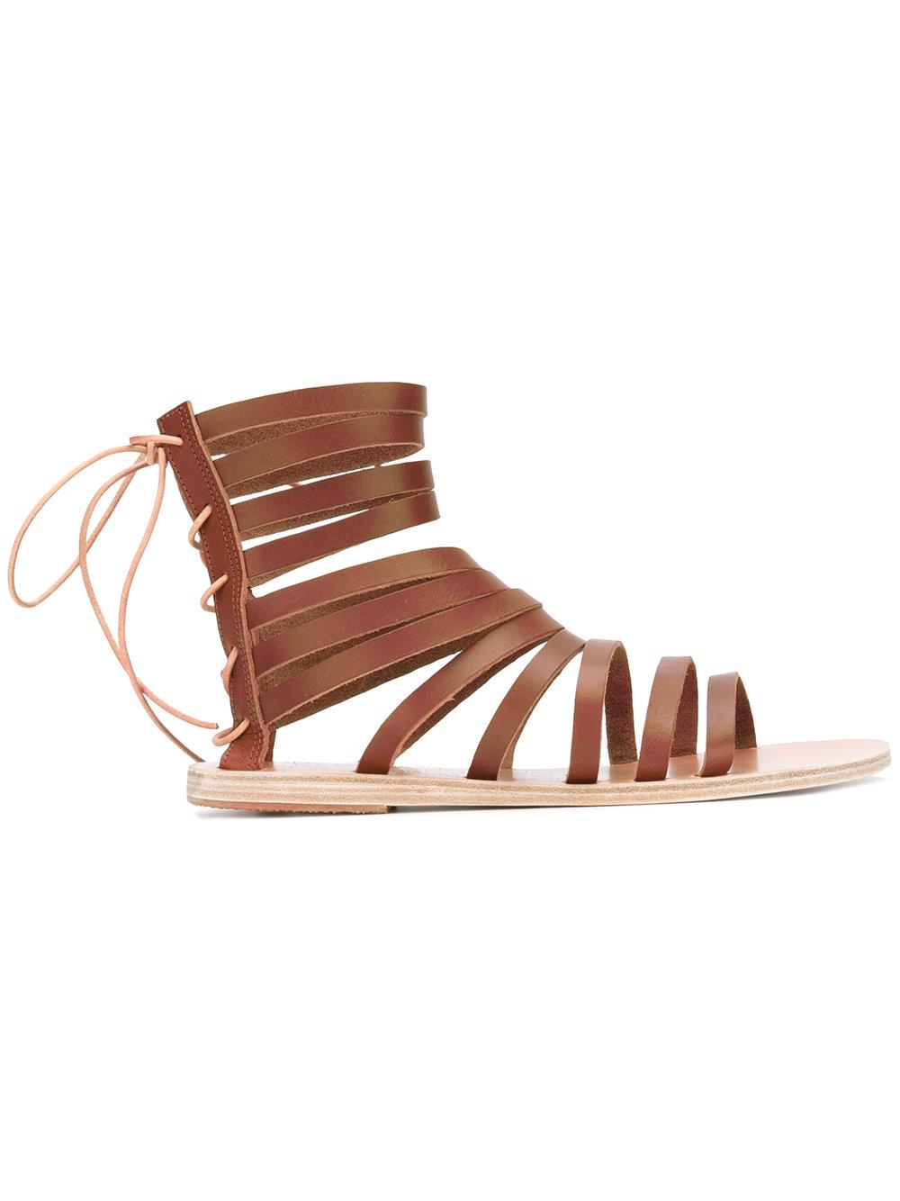 Ancient Greek Sandals Alethea Natural Leather Sandals in 