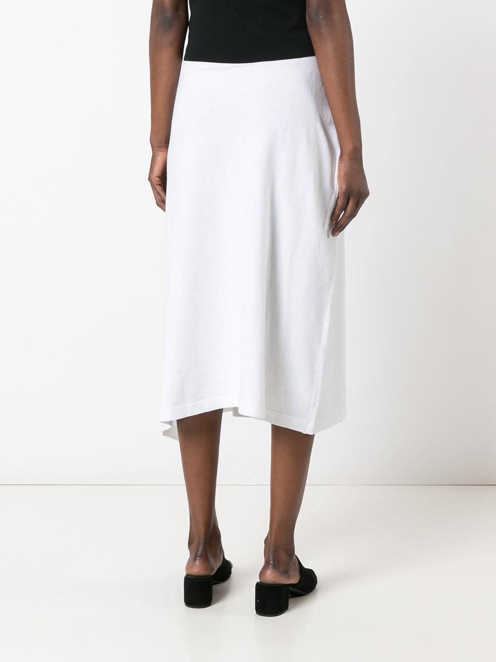 Lyst - Joseph - Wrap Skirt - Women - Cotton - L in White