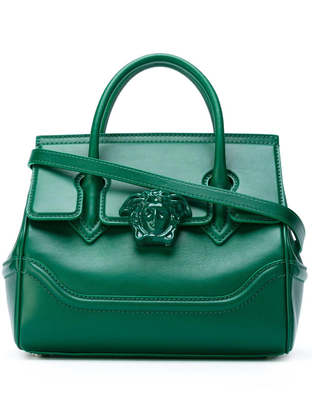 Lyst - Versace Palazzo Empire Shoulder Bag in Green