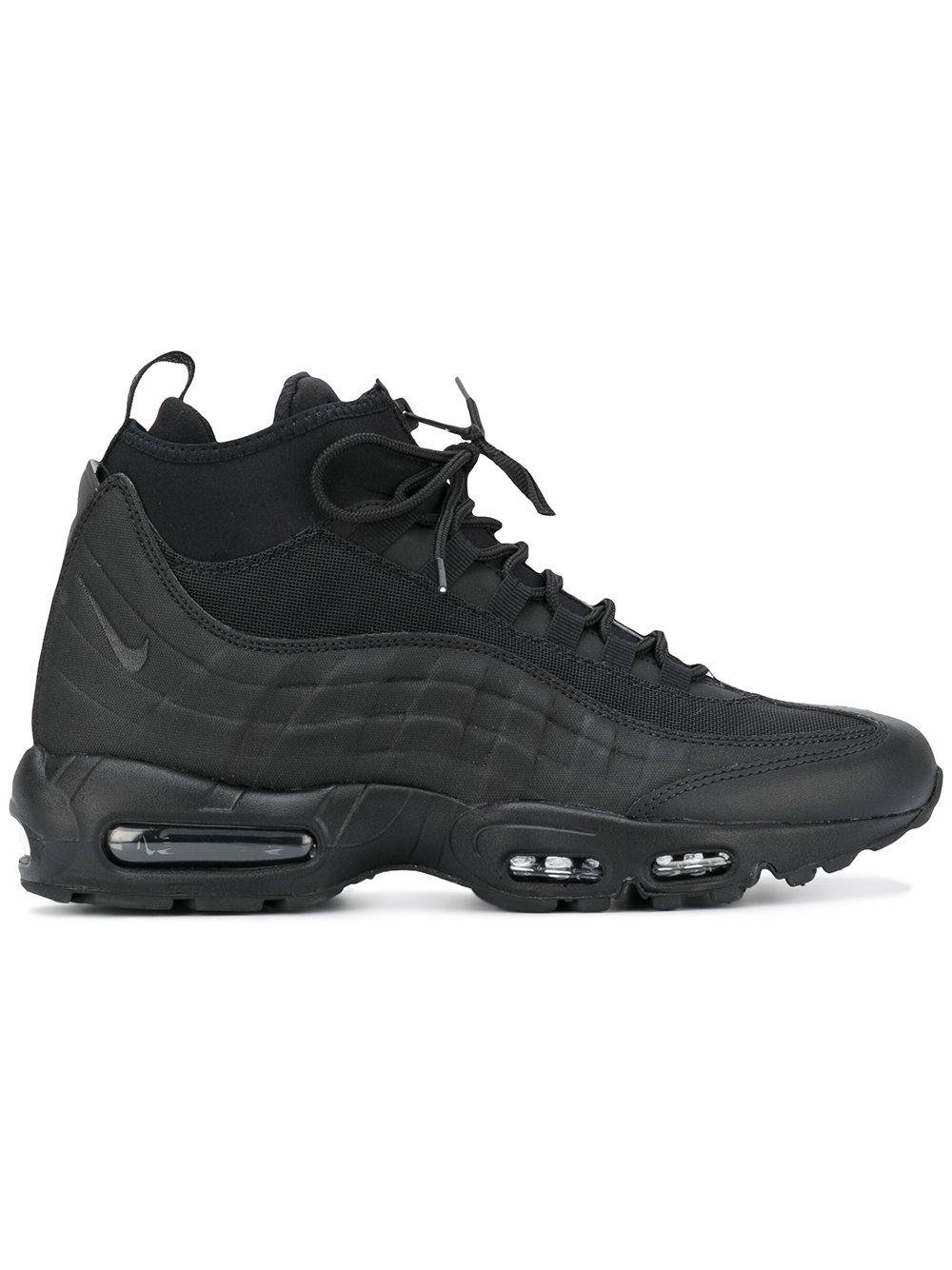 air max sneakerboot black