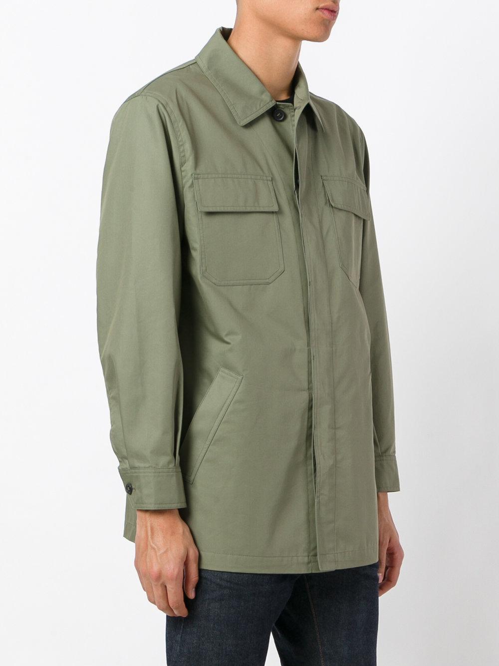 Lyst - Mackintosh Button-up Field Jacket in Green for Men