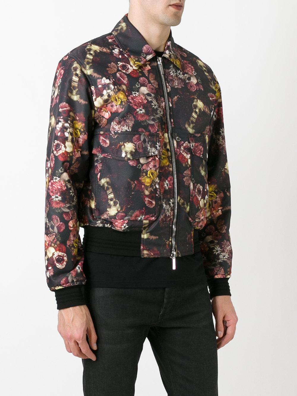 Lyst - Dior Homme Floral Print Bomber Jacket for Men