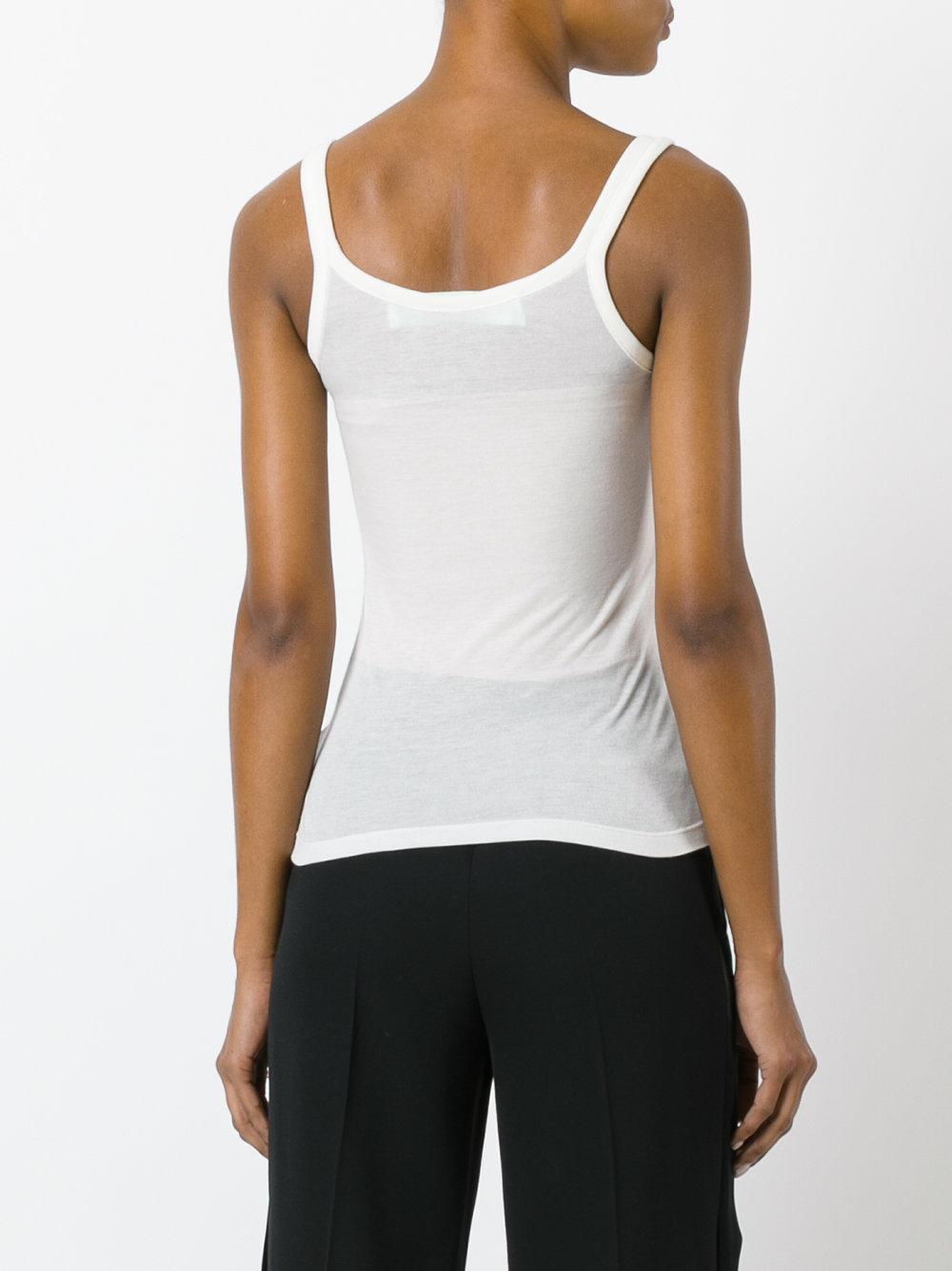 Lyst OffWhite C/O Virgil Abloh New Wife Beater Tank Top in White