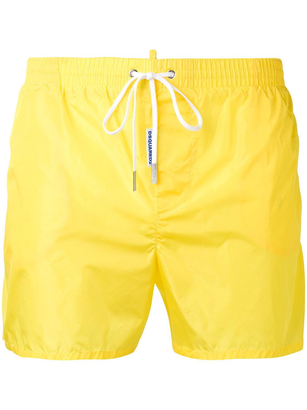 Dsquared² Classic Swim Shorts in Yellow for Men | Lyst