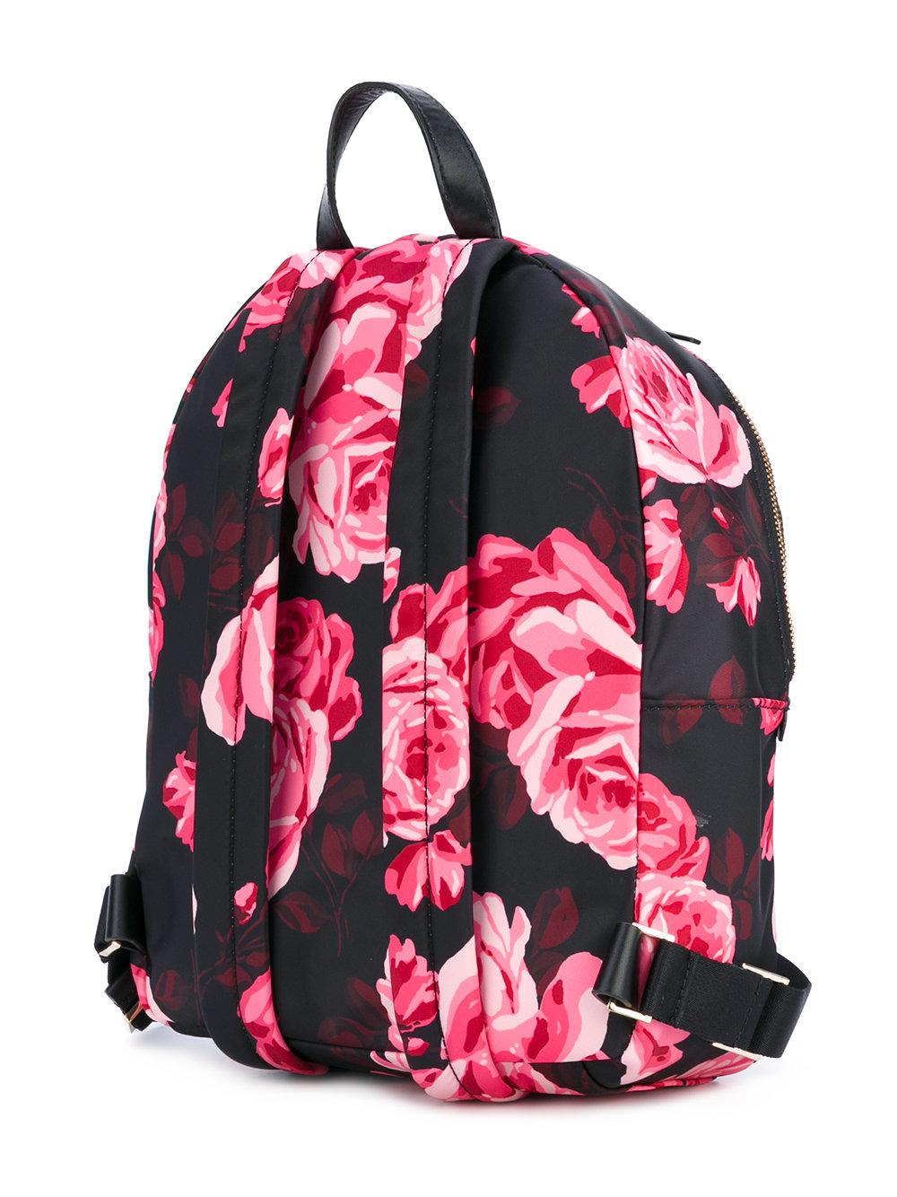 kate spade black quilted backpack
