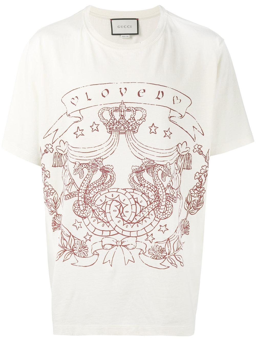 Gucci Loved Slogan T-shirt for Men - Lyst