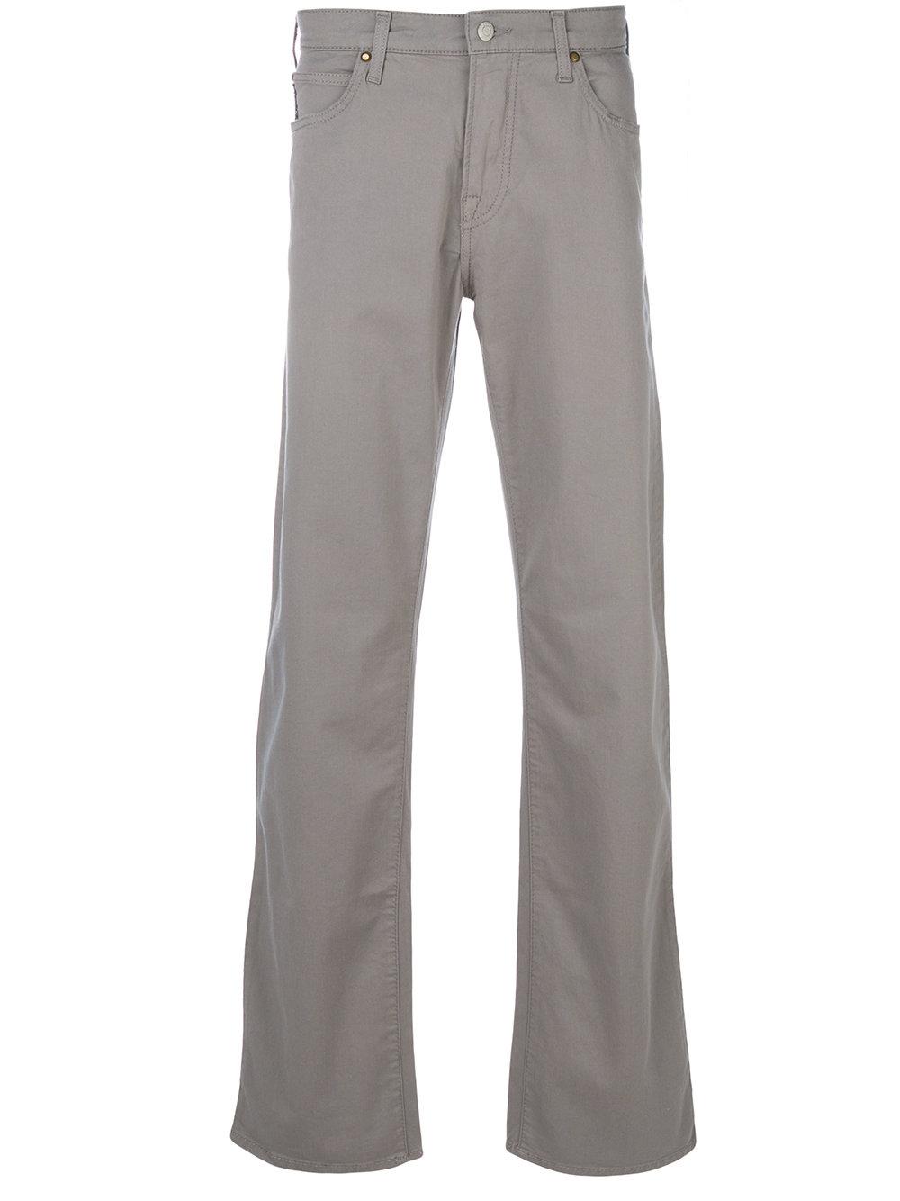 Armani jeans Loose-fit Bootcut Jeans in Gray for Men | Lyst