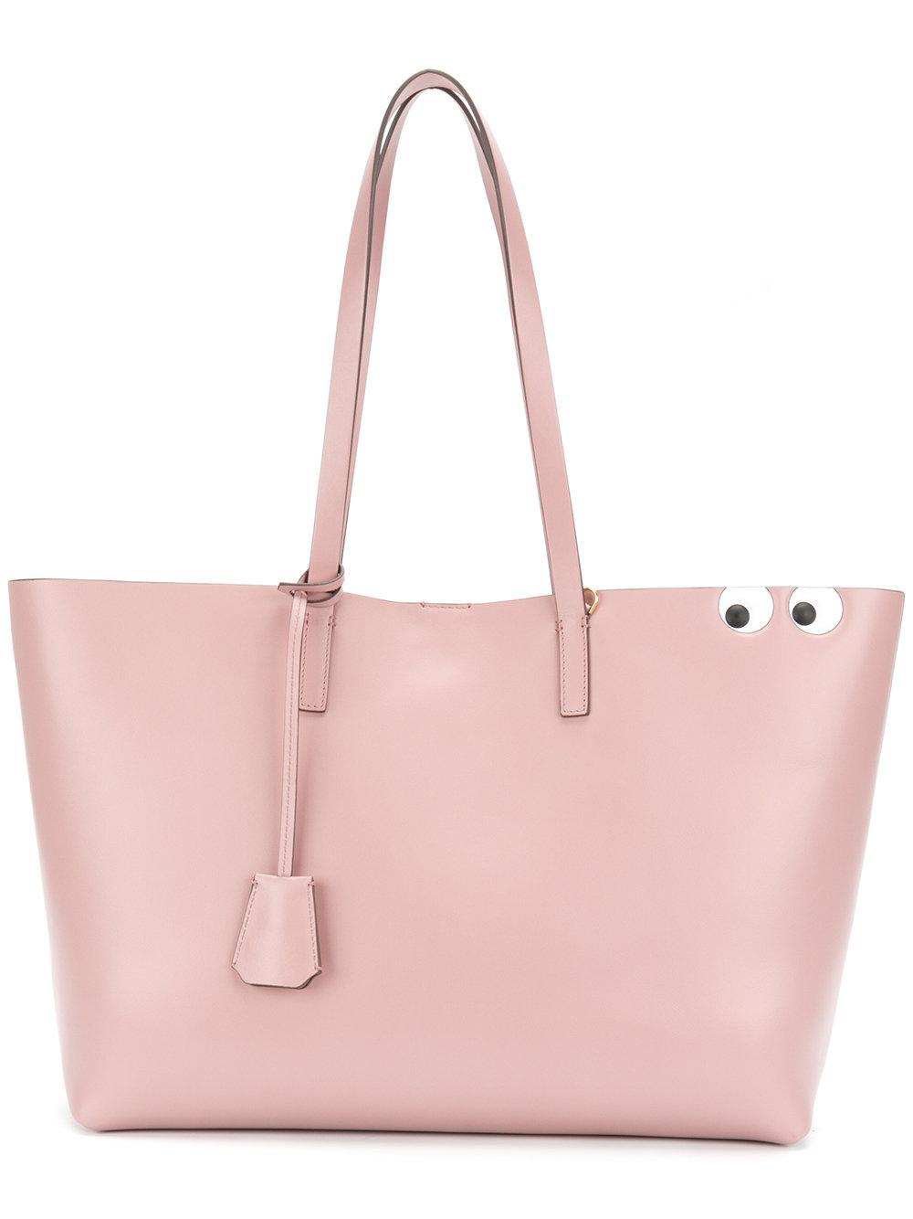 Lyst Anya Hindmarch Eyes Ebury Tote Bag in Pink