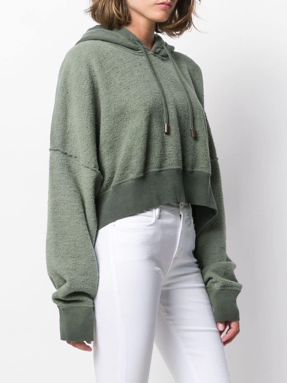 mint green cropped sweater