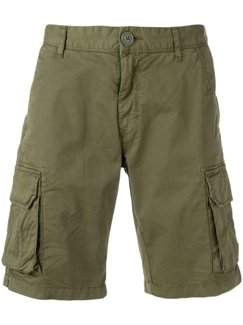 Lyst - Sun 68 Cargo Shorts in Green for Men