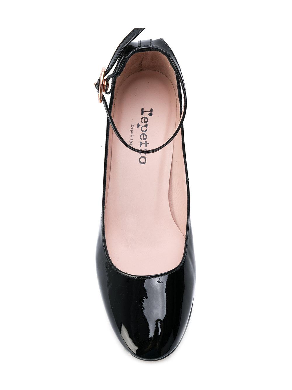 Lyst - Repetto Ankle Strap Pumps in Black