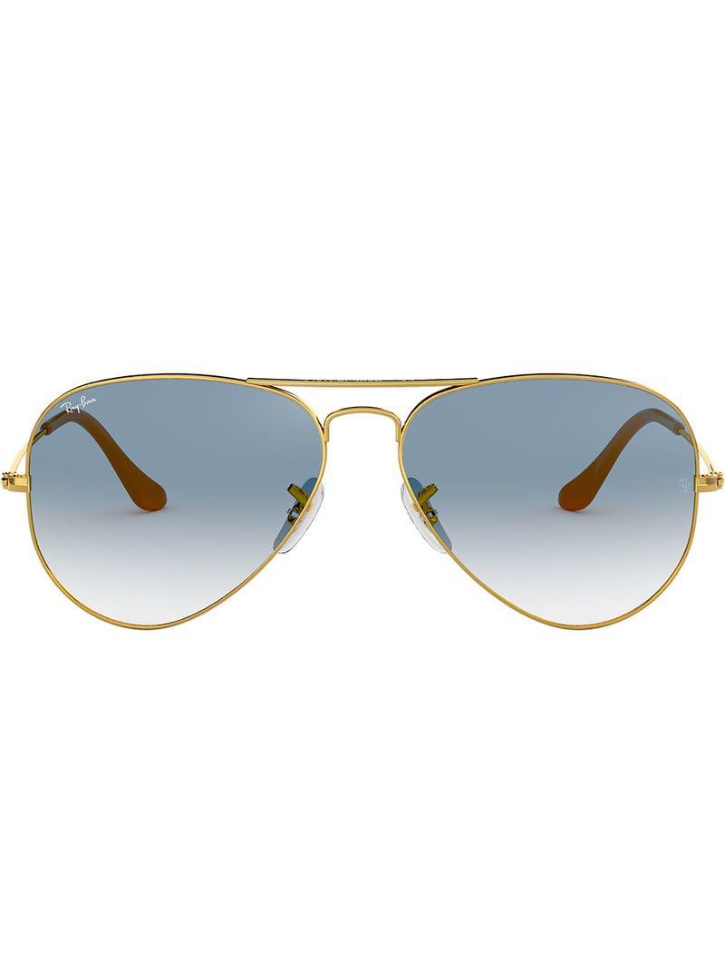 Lunettes Classic Ban En Métallisé De Coloris Lyst Aviator Ray Soleil TcF1JlK