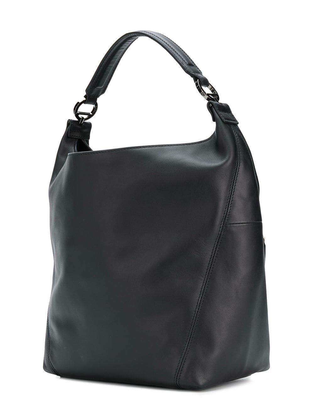 Furla Leather Lady Hobo Bag in Black - Lyst