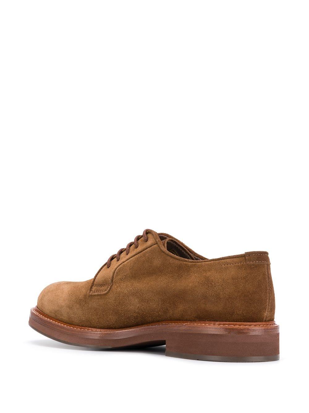 Brunello Cucinelli Lace-up Derby Shoes in Brown for Men - Lyst