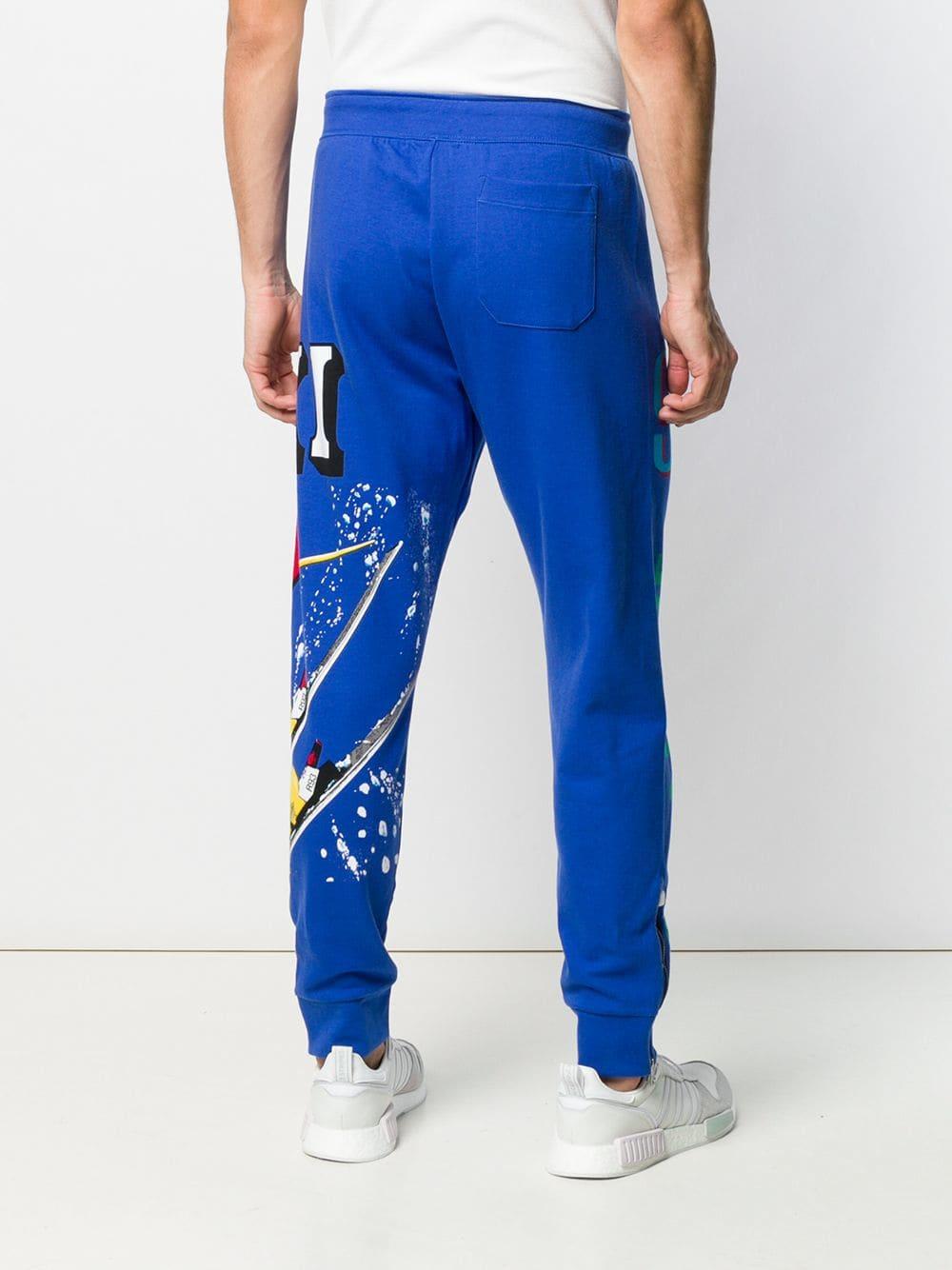 polo print pants