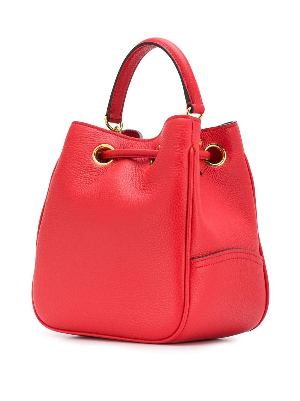 Mulberry Small Hampstead Bucket Bag in Red - Lyst