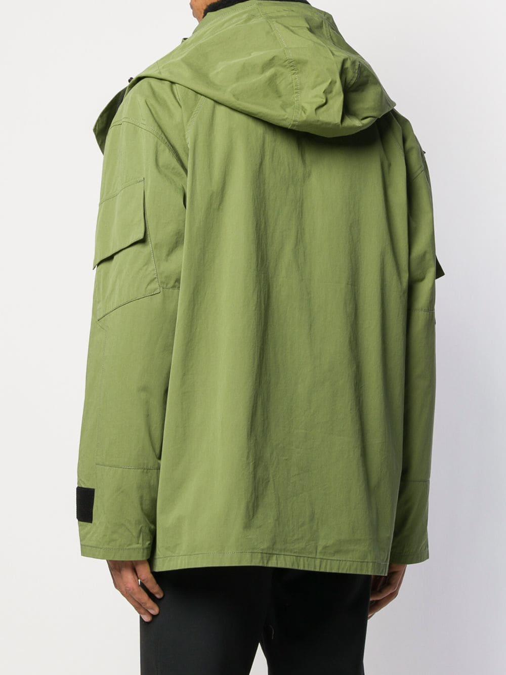 Army by Yves Salomon Hooded Rain Jacket in Green for Men Lyst