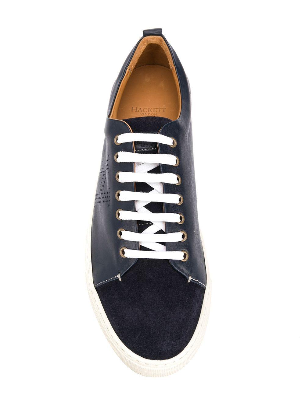Hackett Lace-up Sneakers in Blue for Men - Lyst