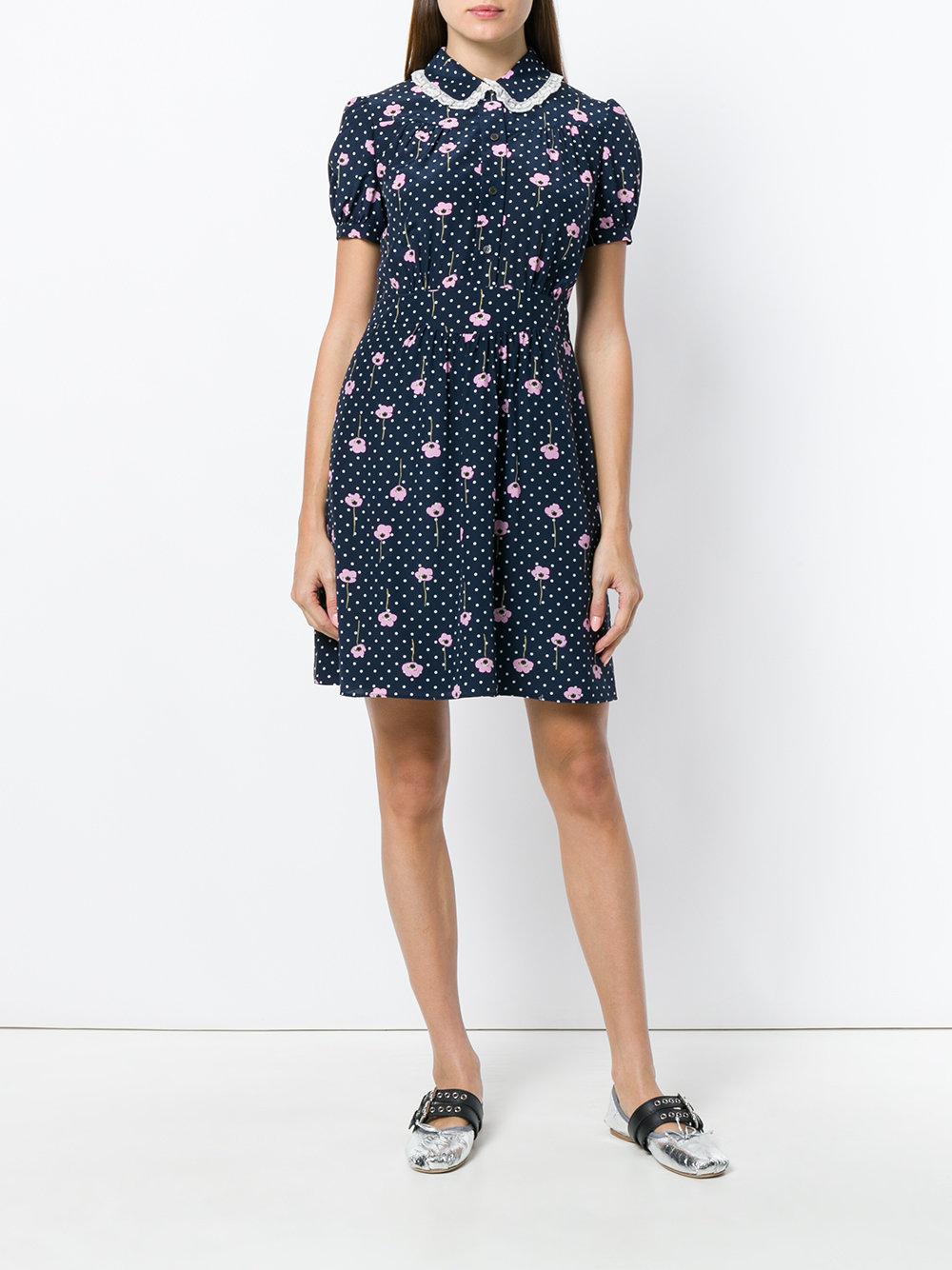 miu miu blue dress