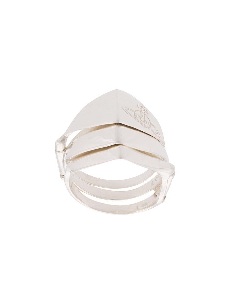 Lyst Vivienne Westwood Knuckle Duster Ring in Metallic for Men