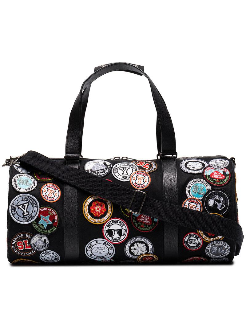 En Laurent Noir Sport Sac Coloris Pour Imprimé Saint De Lyst Homme XxgpHwq8WW