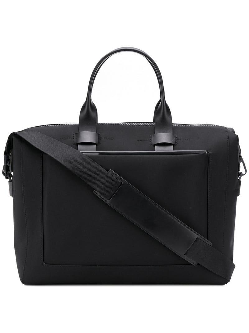 Troubadour Top Handle Holdall Bag in Black for Men - Lyst