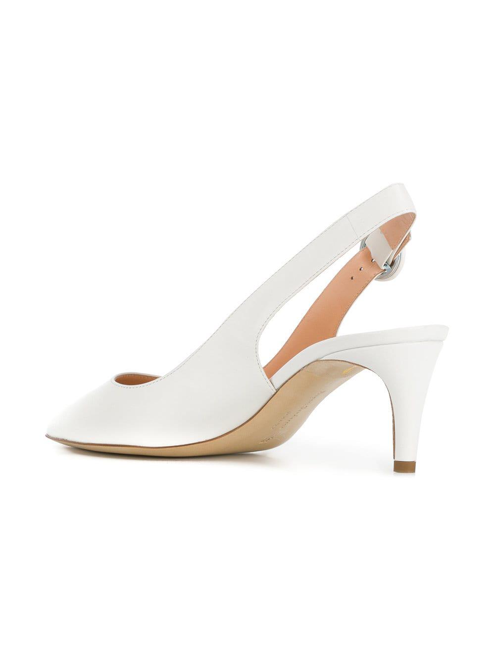 Sanderson Blanc Bride À Coloris Arrière Rupert Escarpins En Lyst O86wxA