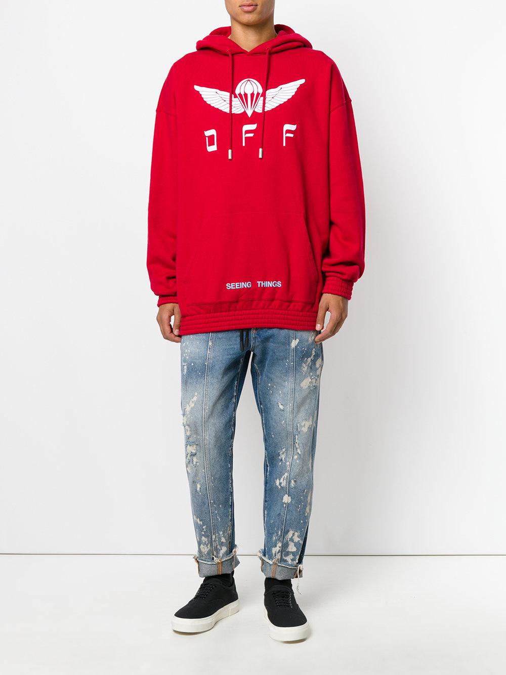 off white supreme hoodie virgil abloh pyrex vision street wear jumper sweatshirt