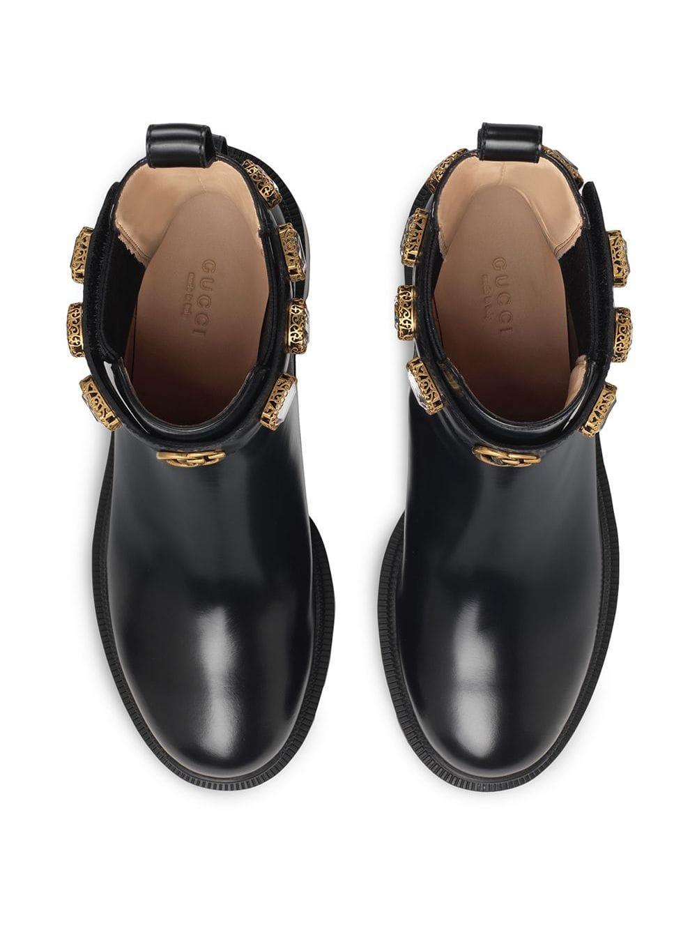 ankle boot with belt