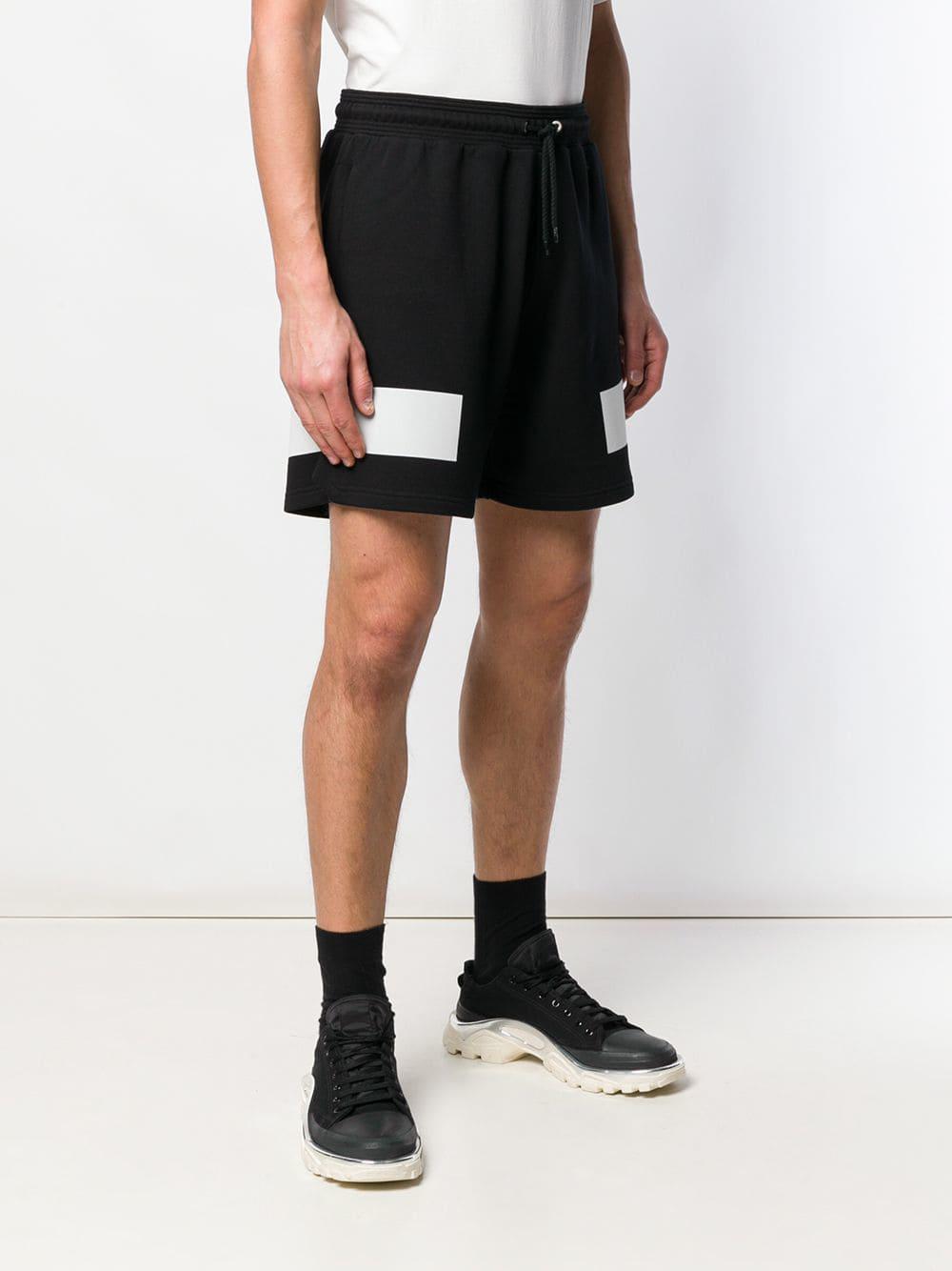 Lyst - Givenchy Contrast Print Shorts in Black for Men