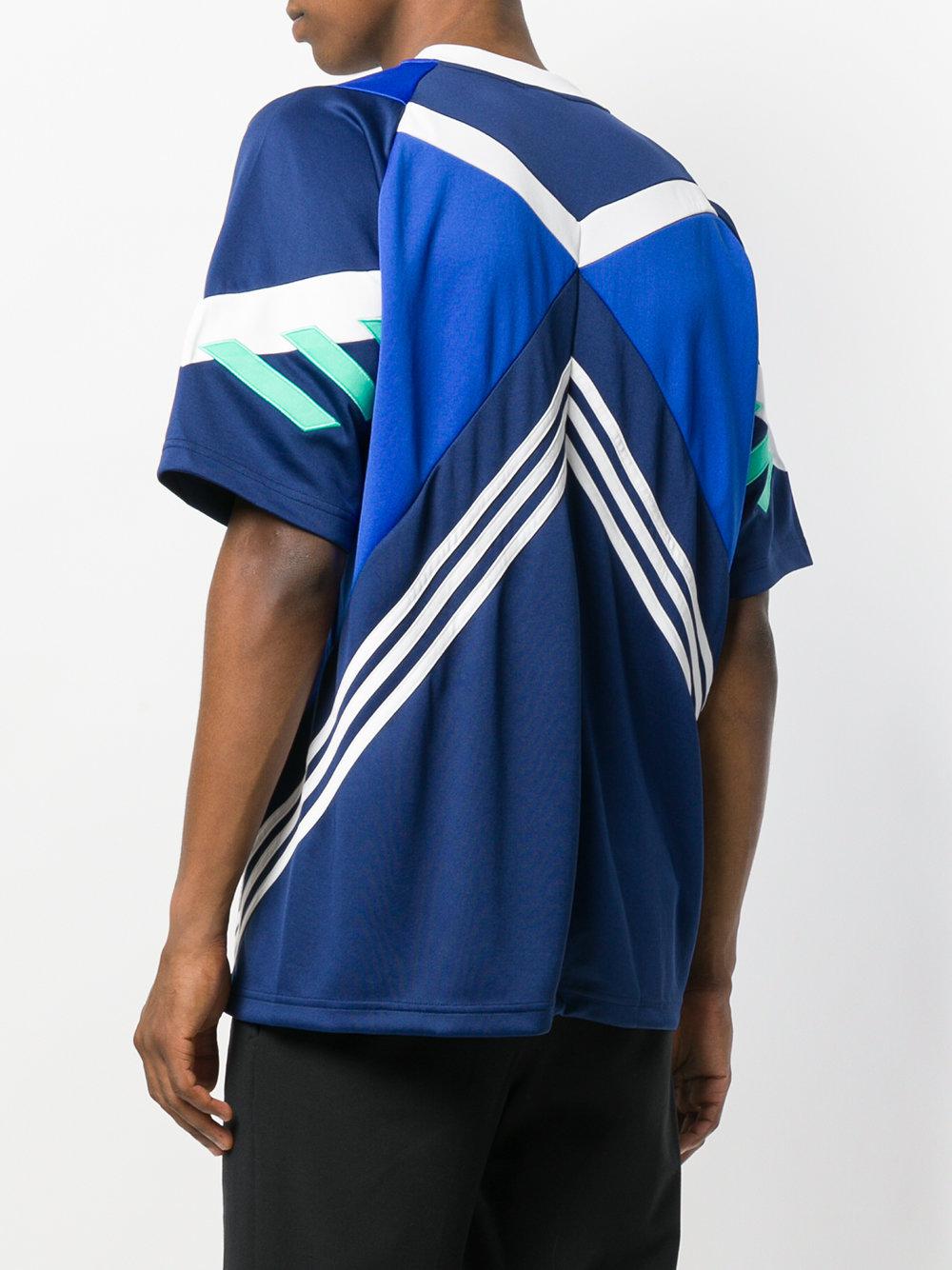 adidas Originals Chop Shop T shirt in Blue for Men Lyst adidas Originals Chop Shop T shirt in Blue for Men Lyst