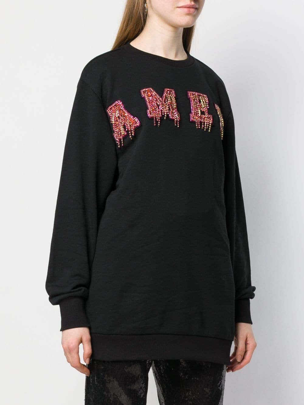 negros con de la logotipo Lyst abalorios de camiseta Amén gqwTZOxq