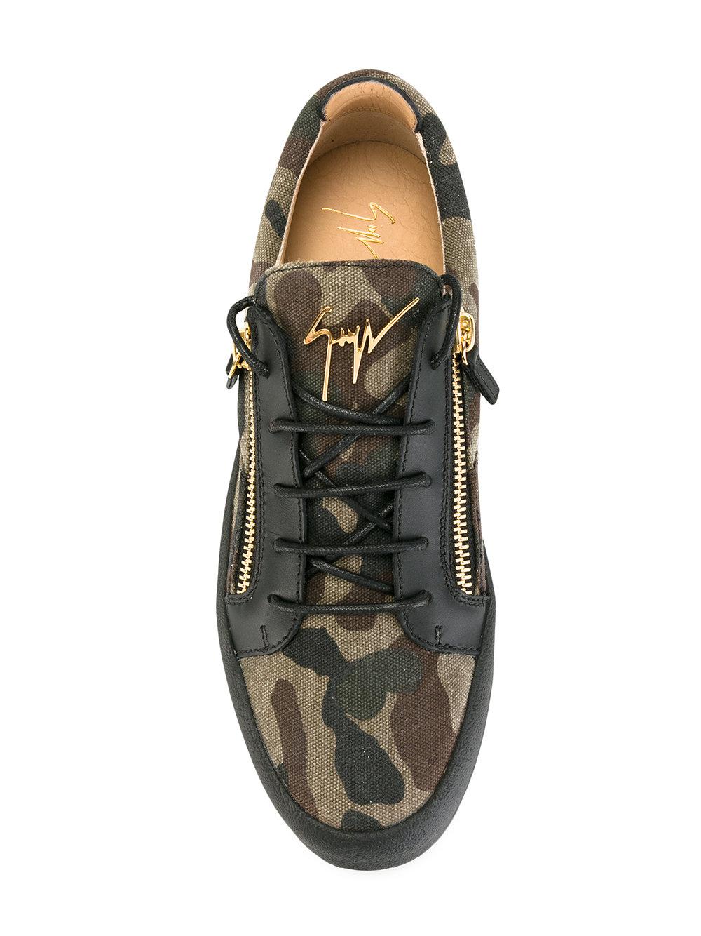 Lyst Giuseppe Zanotti Camouflage Kriss Sneakers in Black