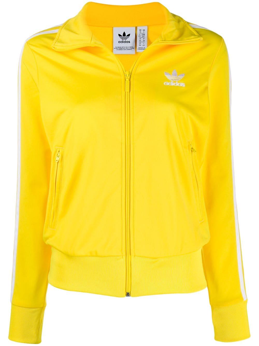 yellow adidas windbreaker