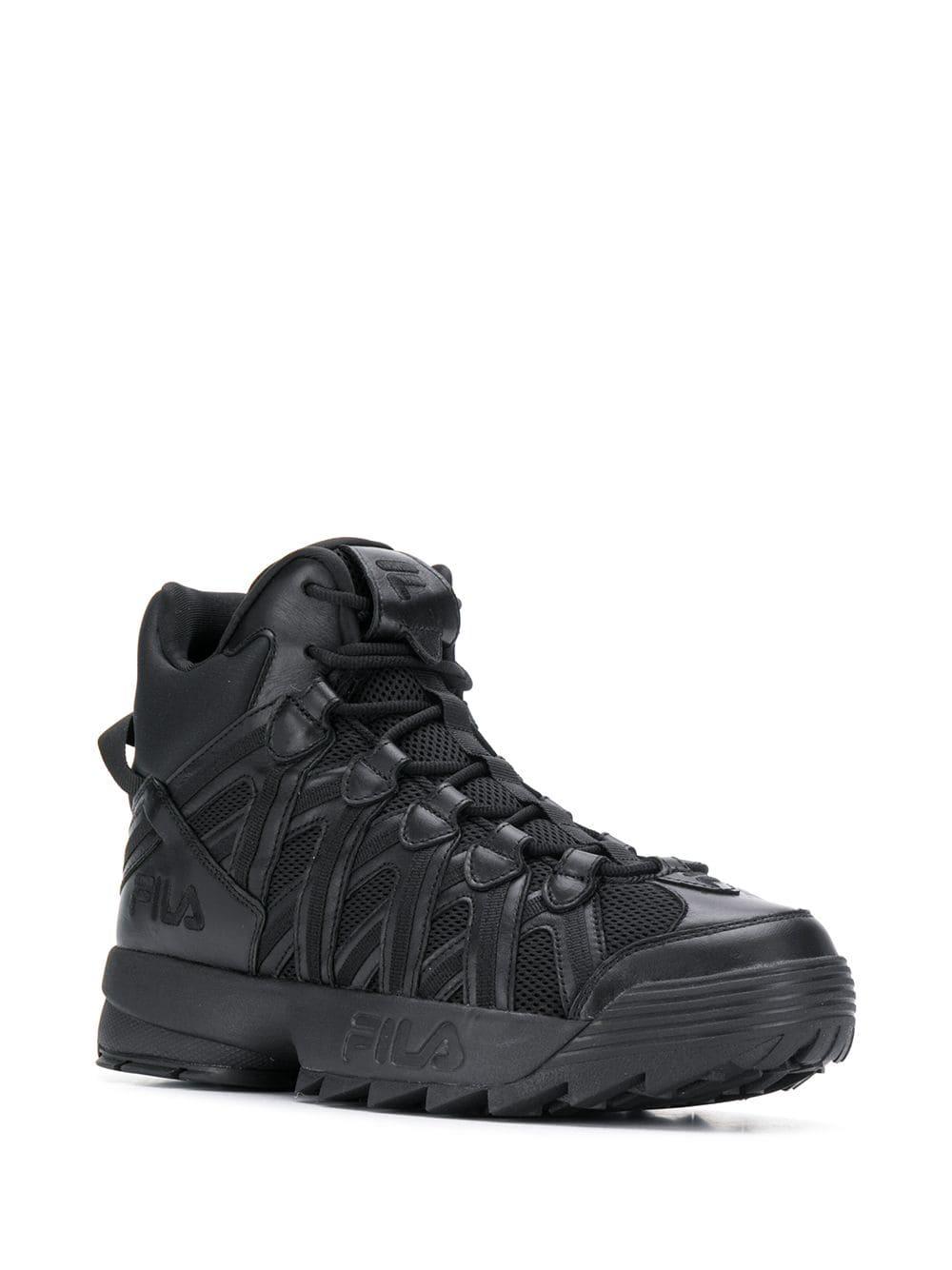 fila high tops black