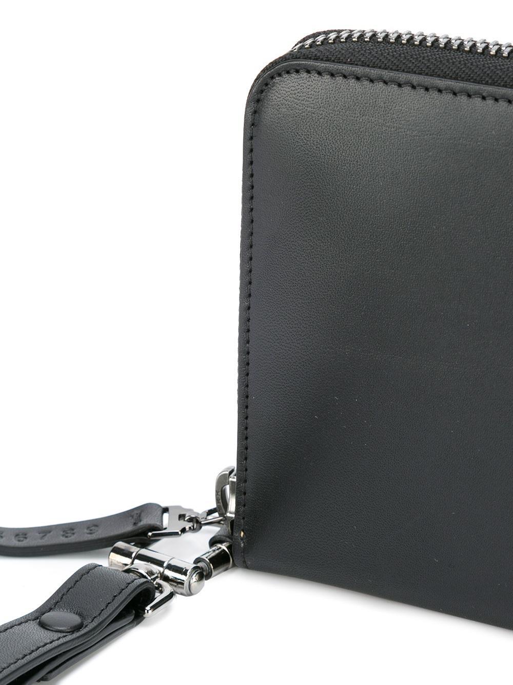 Lyst - Maison Margiela Zip Around Wallet in Black for Men