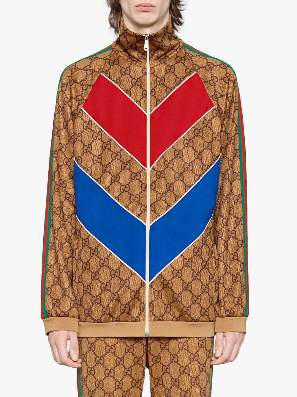 technical jersey jacket gucci