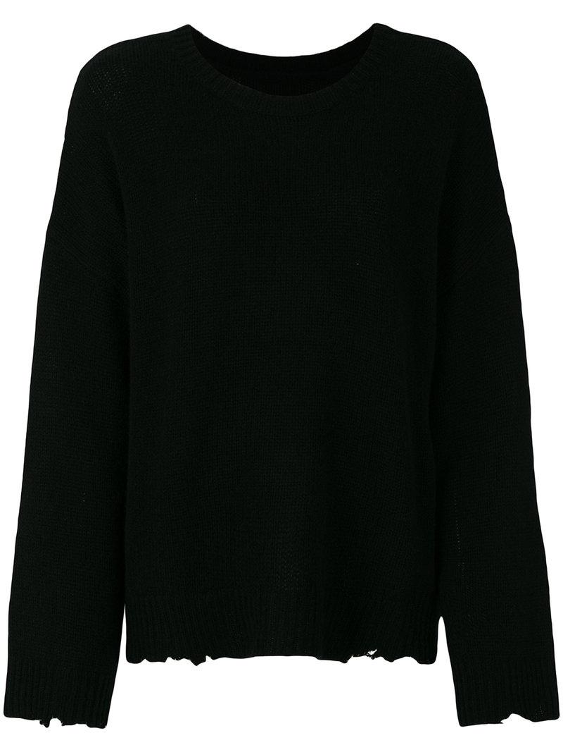 Lyst - Rta Baggy Fit Sweater in Black