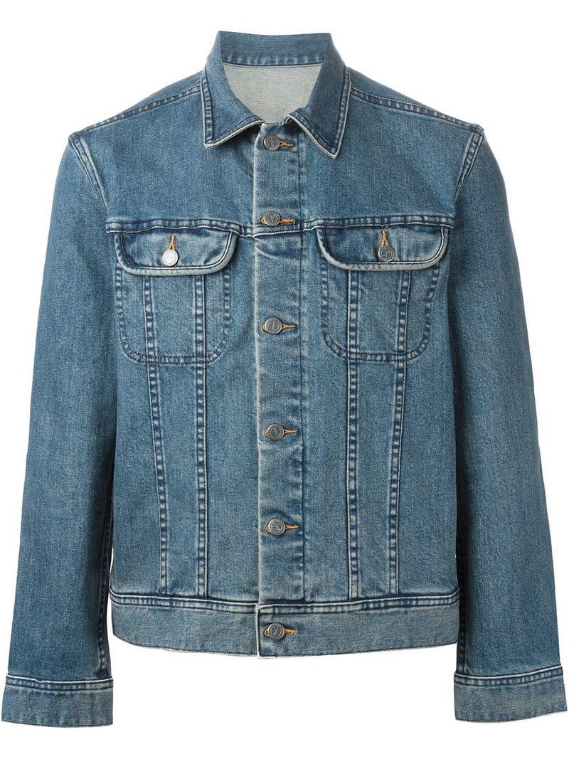 Lyst - A.P.C. Classic Denim Jacket in Blue for Men - Save 15%