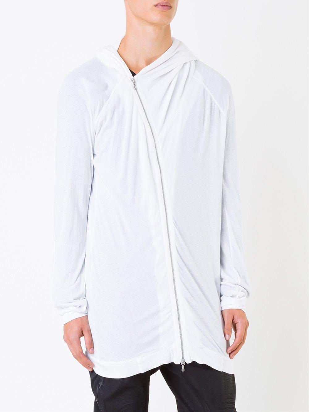 Lyst - Julius Loose-fit Zip Hoodie in White for Men