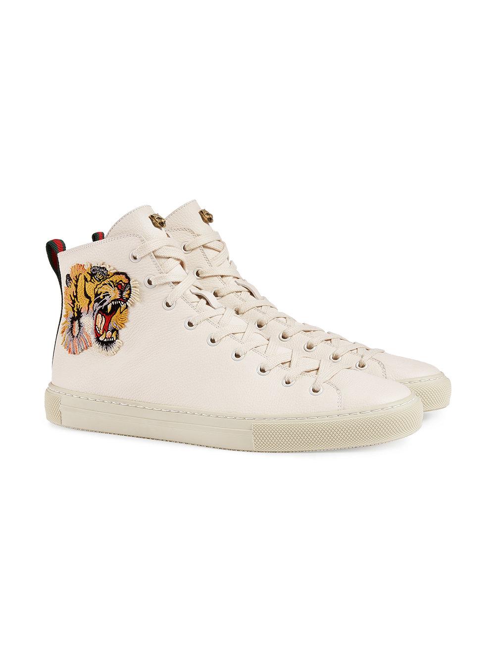 gucci high top tiger