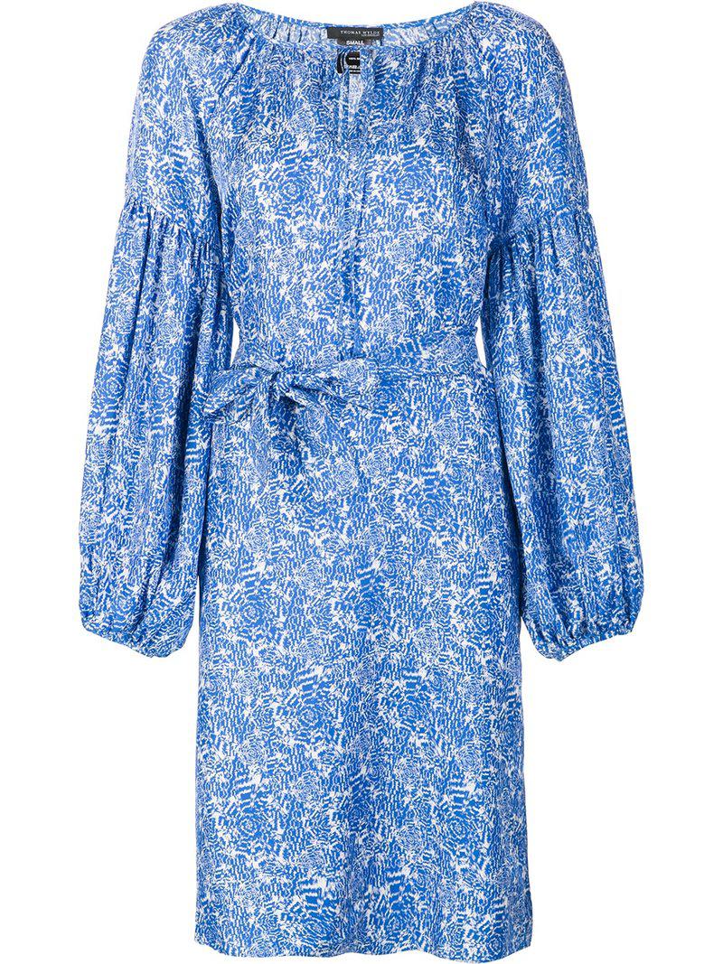 Thomas Wylde 'siesta' Dress in Blue - Lyst