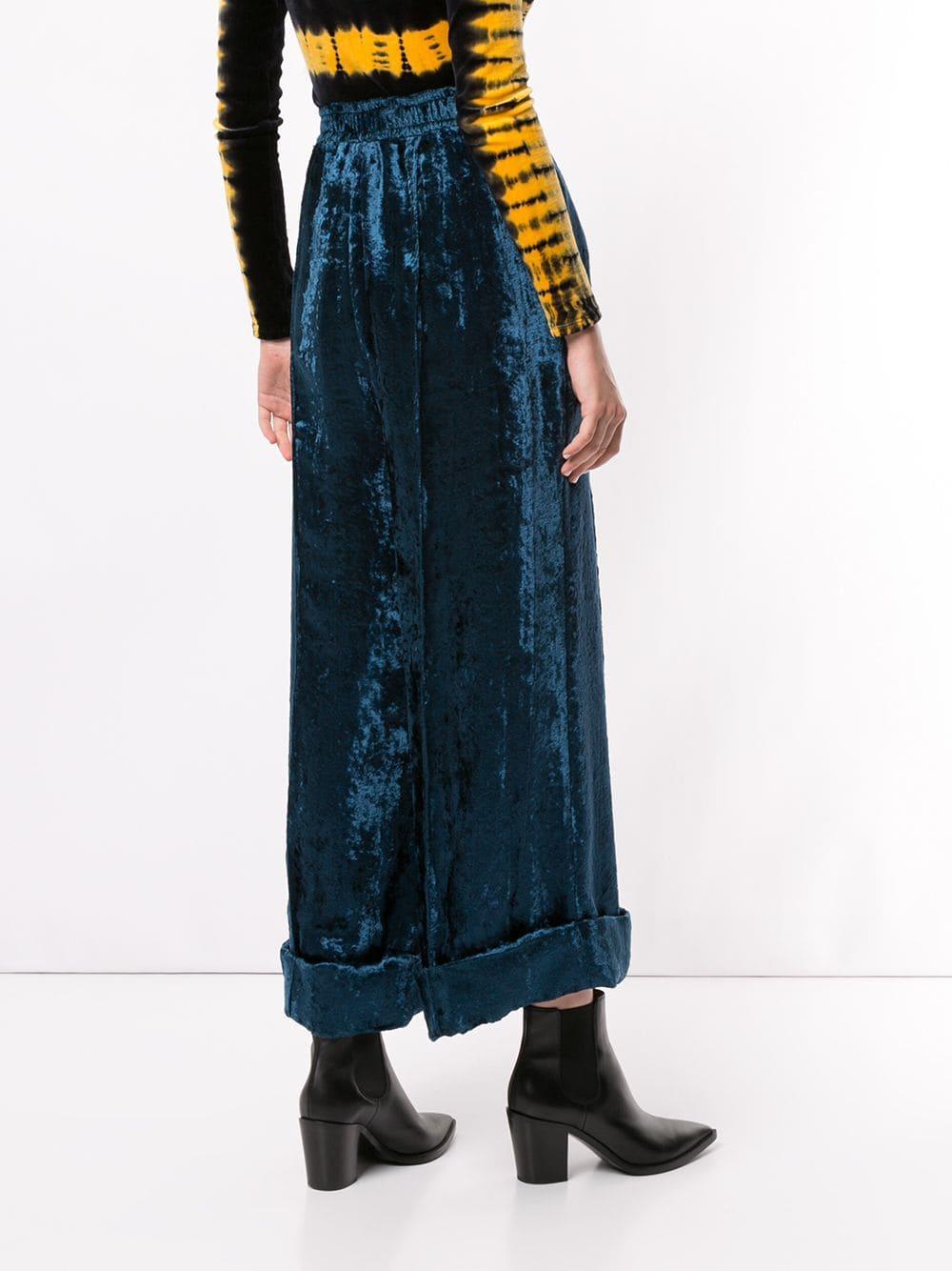 TOGA - TOGA VIRILIS 19AW Velvet print Pantsの+inforsante.fr